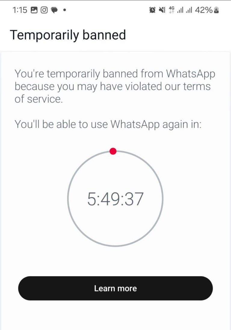 How I Fixed a Temporarily Banned WhatsApp Account (And How You Can Too)